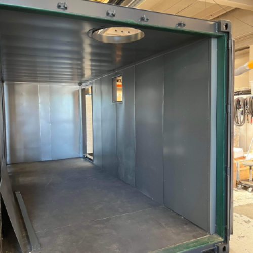 Industriisolering med teknisk isolering af industriel installation