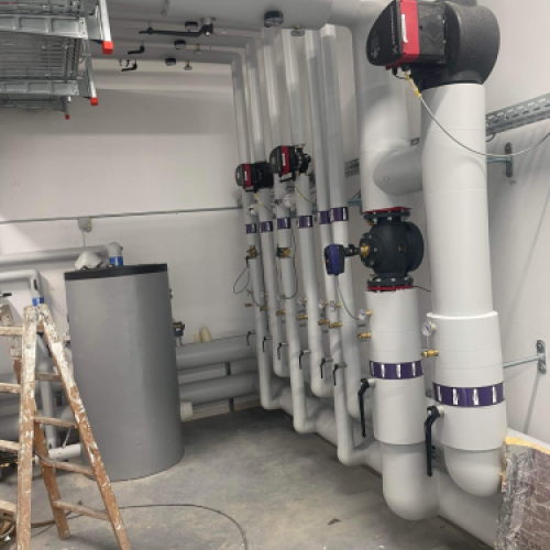 VVS-isolering og rørisolering af installationer i teknikrum