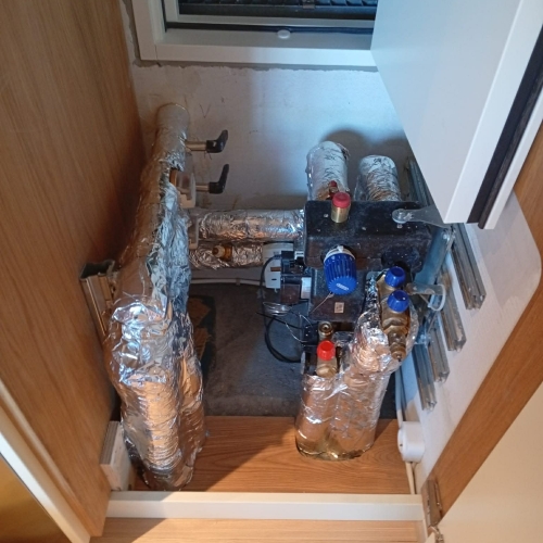 VVS-isolering og rørisolering af installationer i tekniksskab